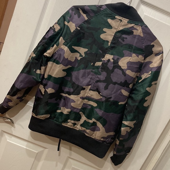 Army Print Coat - Picture 4 of 5